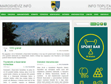 Tablet Screenshot of marosheviz.info